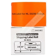 Picture of Dymo - 30256 ORANGE Shipping Labels (8 Rolls – Best Value)