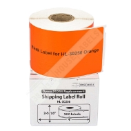 Picture of Dymo - 30256 ORANGE Shipping Labels (8 Rolls – Best Value)