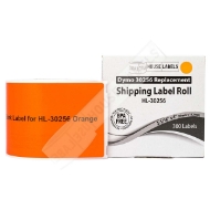 Picture of Dymo - 30256 ORANGE Shipping Labels (12 Rolls – Best Value)