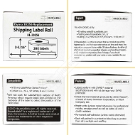 Picture of Dymo - 30256 ORANGE Shipping Labels (12 Rolls – Best Value)