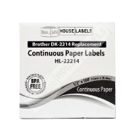 Picture of Brother DK-2214 (50 Rolls + Reusable Cartridge – Best Value)