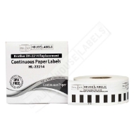 Picture of Brother DK-2214 (50 Rolls + Reusable Cartridge – Best Value)