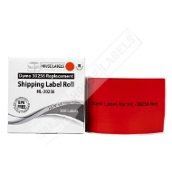Picture of Dymo - 30256 RED Shipping Labels with Removable Adhesive (50 Rolls – Best Value)