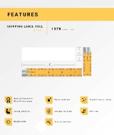 Picture of Zebra – 4 x 1 (11 Rolls – Best Value)