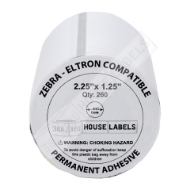 Picture of Zebra - 2.25x1.25 (40 Rolls - Best Value)