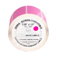 Picture of Zebra - 2.25x1.25 PINK (10 Rolls -  BEST VALUE)