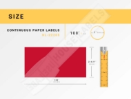 Picture of Brother DK-2205 RED PRE-LOADED CARTRIDGE