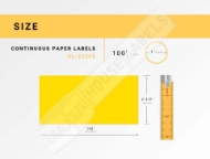 Picture of Brother DK-2205 YELLOW PRE-LOADED CARTRIDGE