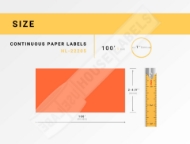 Picture of Brother DK-2205 ORANGE PRE-LOADED CARTRIDGE