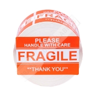 Picture of (3 Rolls , 500 Labels) Pre-Printed 2x3 Fragile Please HANDLE WITH CARE. Best Value