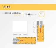 Picture of Zebra – 1.25 x 1 (12 Rolls – Best Value)