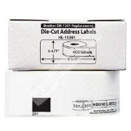 Picture of Brother DK-1201 (10 Rolls + Reusable Cartridge – Best Value)